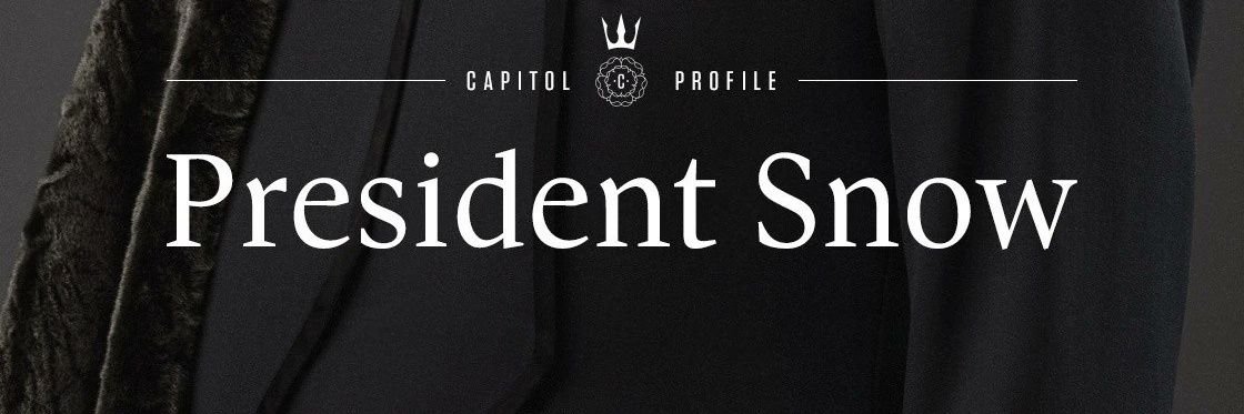 President Snow banner