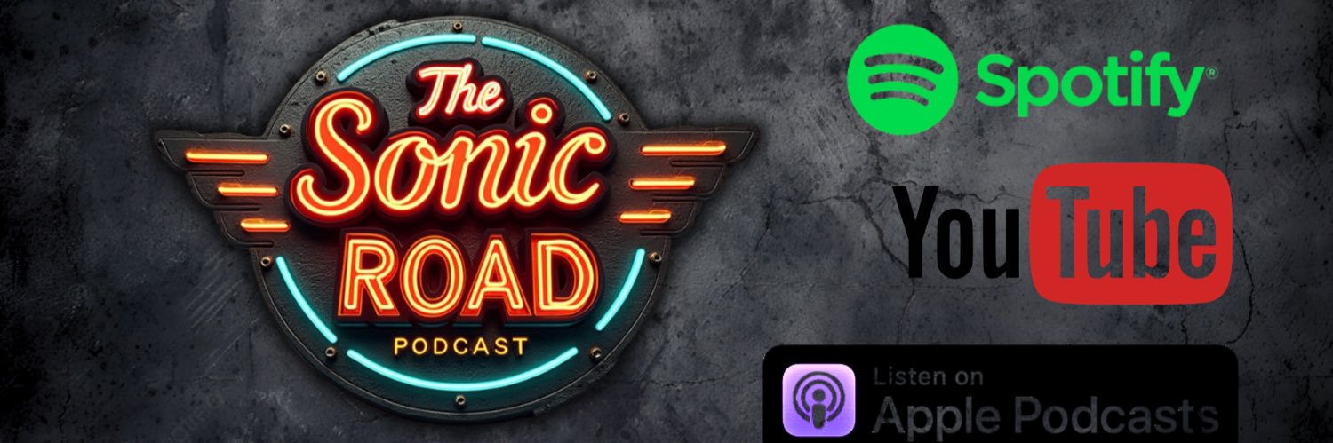 𝗧𝗵𝗲 Sonic Road Podcast banner