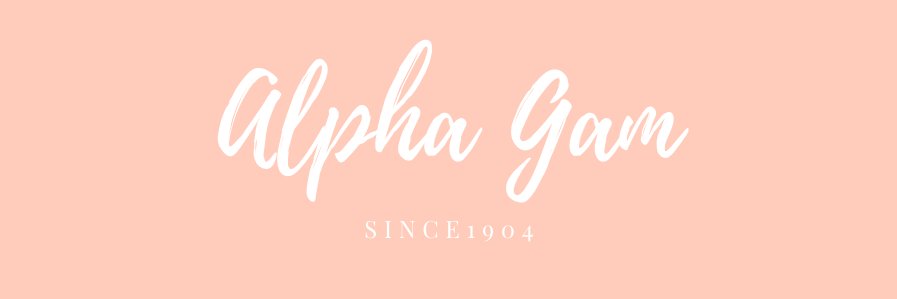 Alpha Gamma Delta banner
