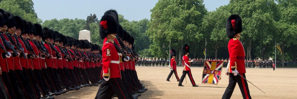 Trooping the Colour banner