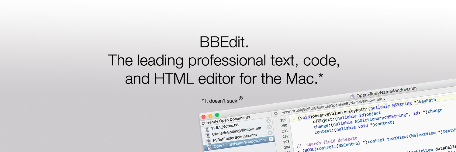 BBEdit banner