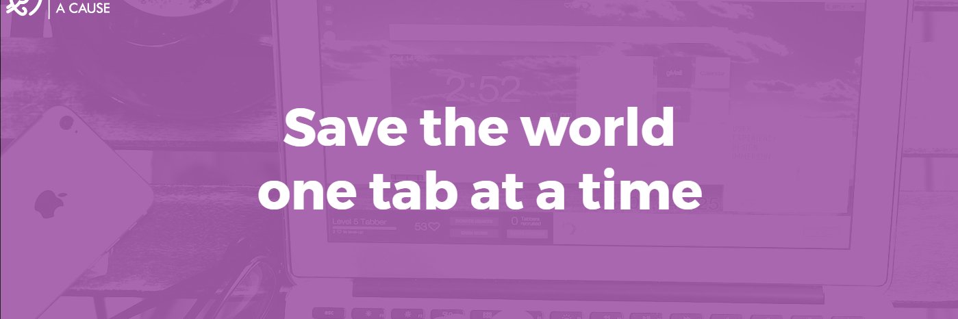 Tab for a Cause banner