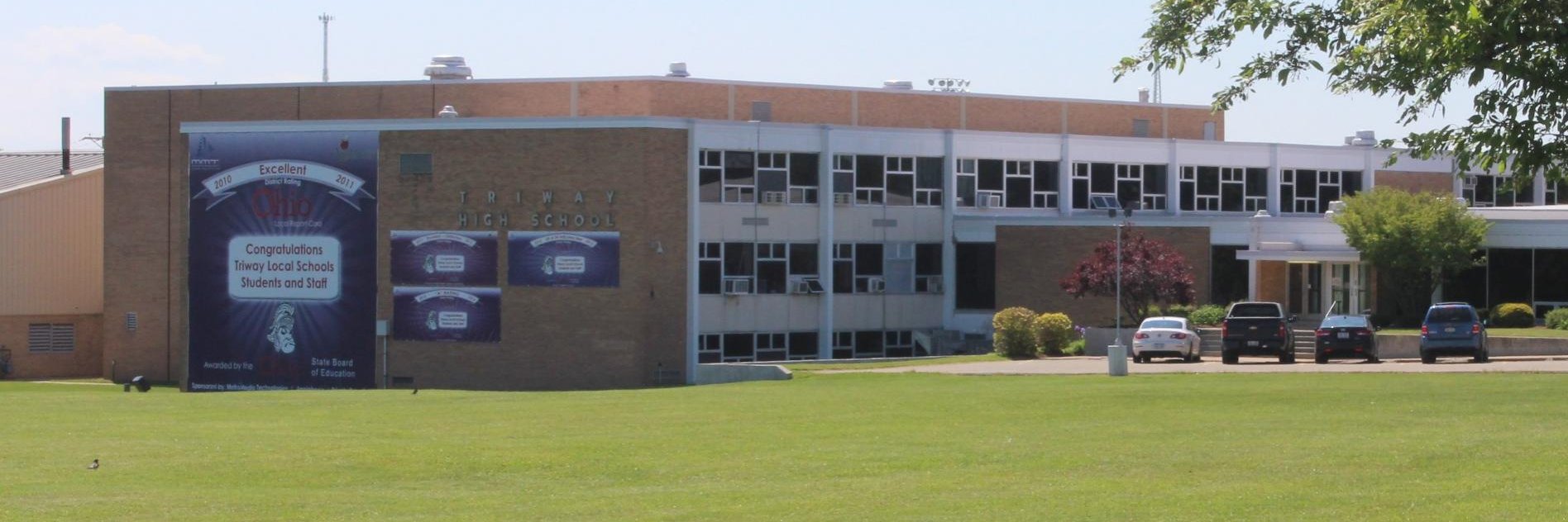 Triway Booster Club banner