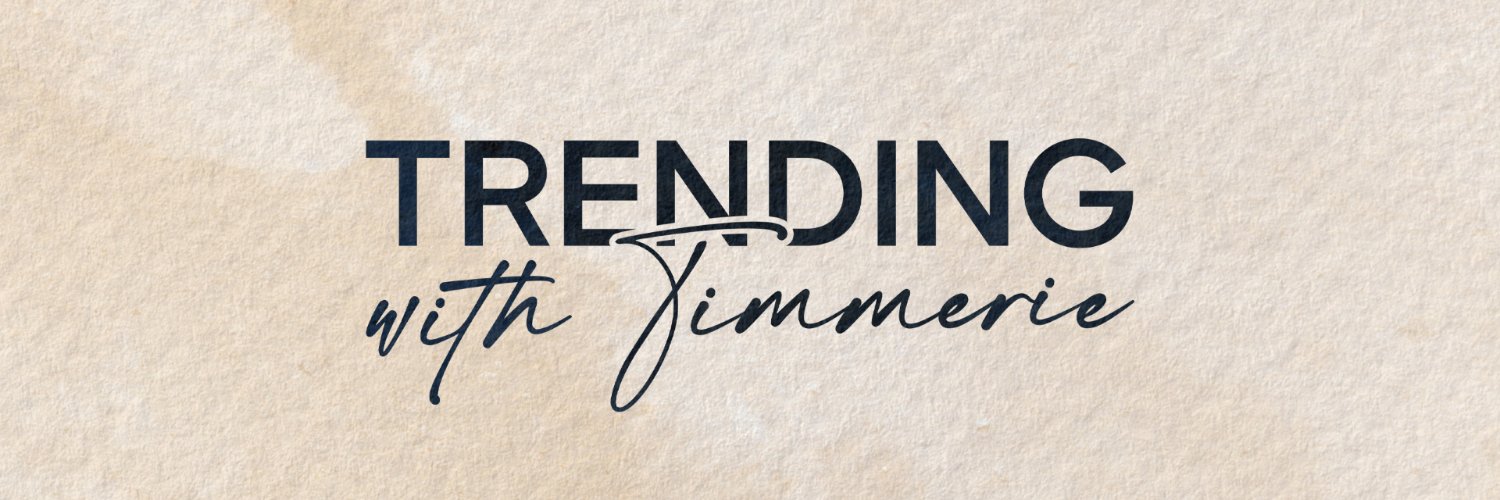 Trending with Timmerie banner
