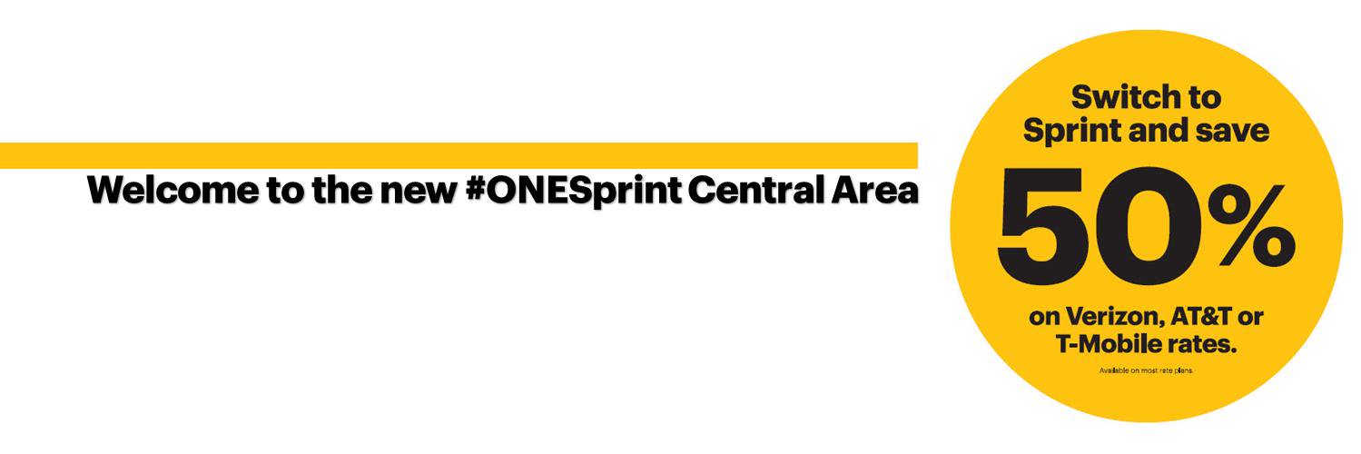 Sprint Central Area banner