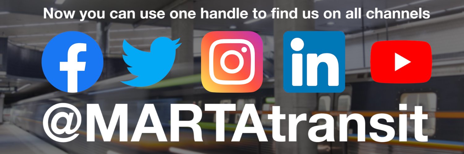 MARTA Explorers | Please follow us @MARTAtransit banner