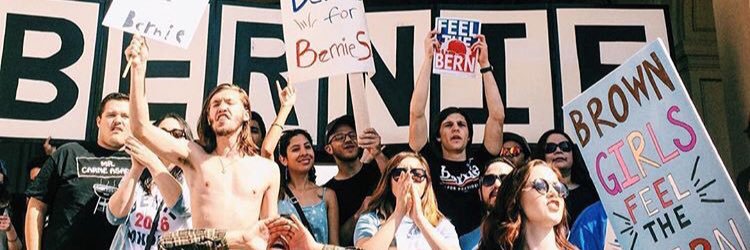 Latinas4Bernie's profile banner image