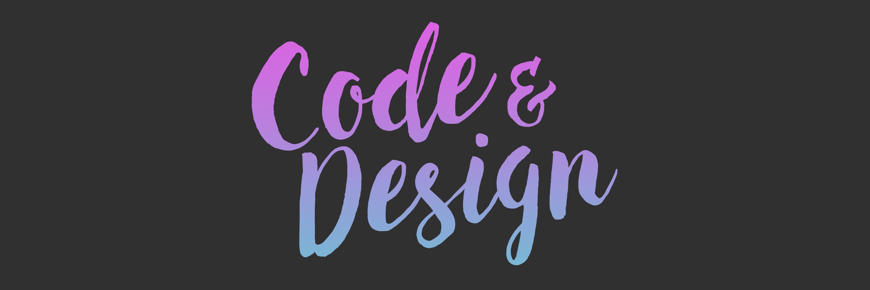 Code & Design banner