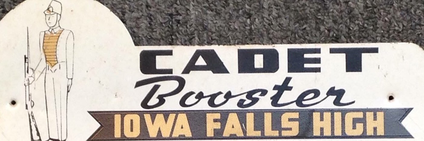 Cadet Booster Club banner