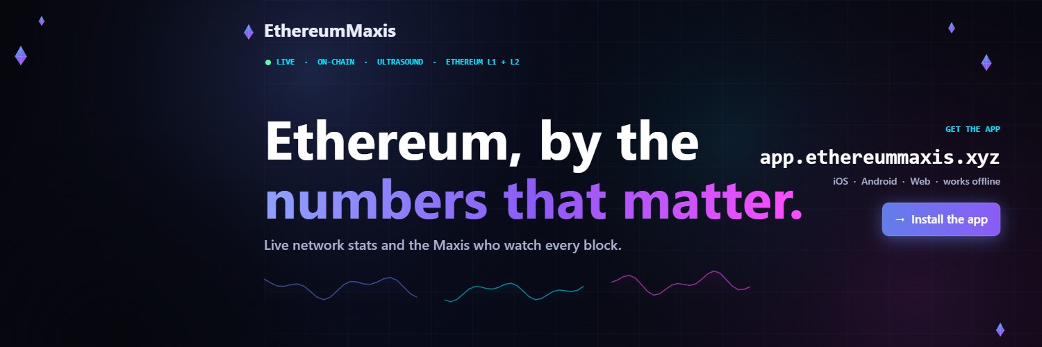 Ethereum Maxis banner