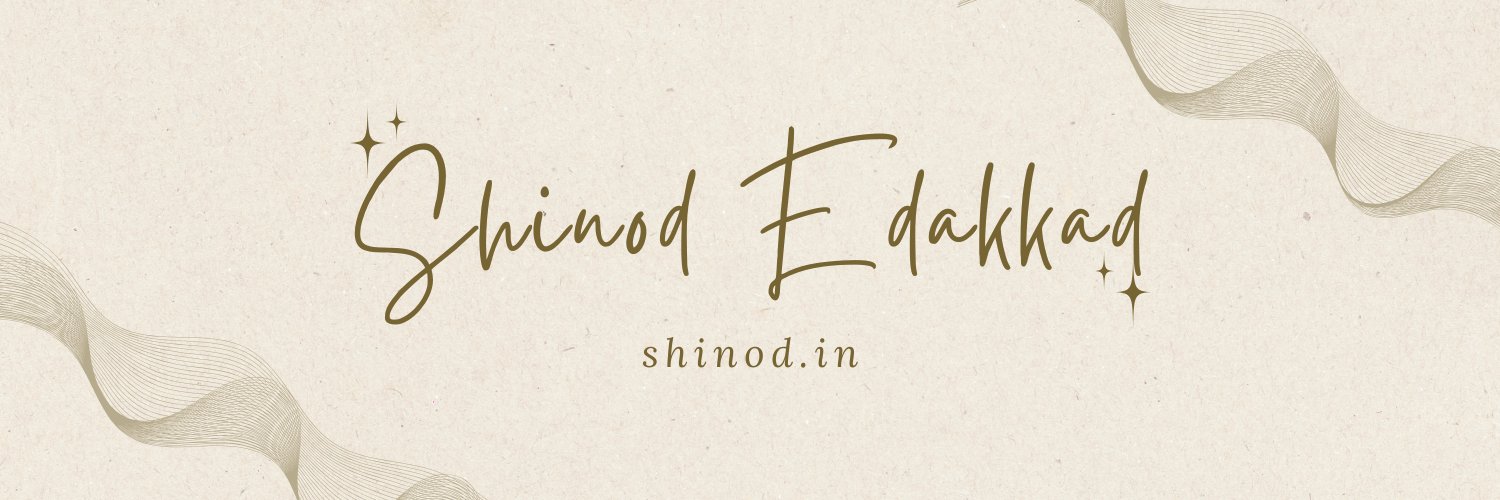 eshinod's profile banner image
