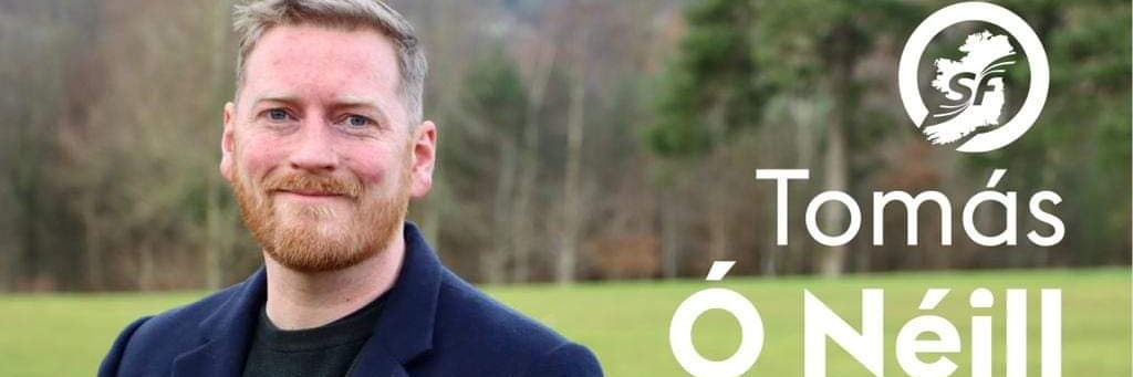 Cllr Tomás Ó Néill banner