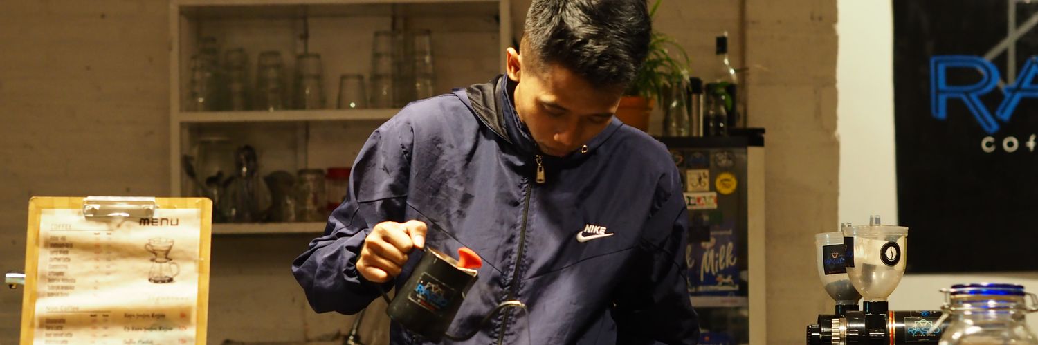 Barista kopi tubruk banner