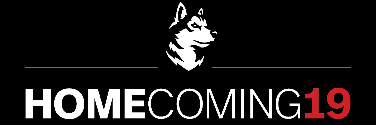 NU Homecoming banner