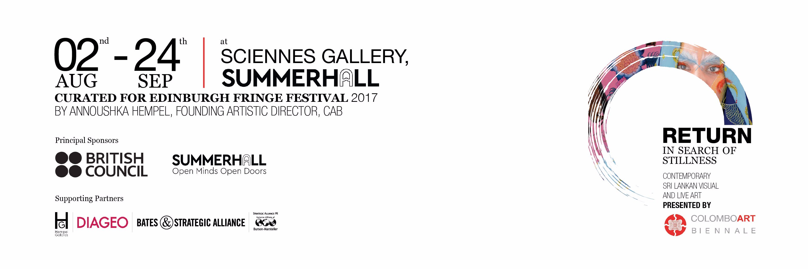 Colombo Art Biennale banner