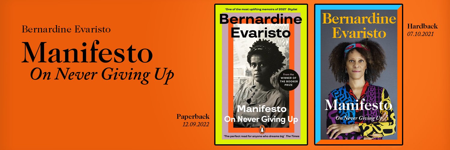 Bernardine Evaristo banner