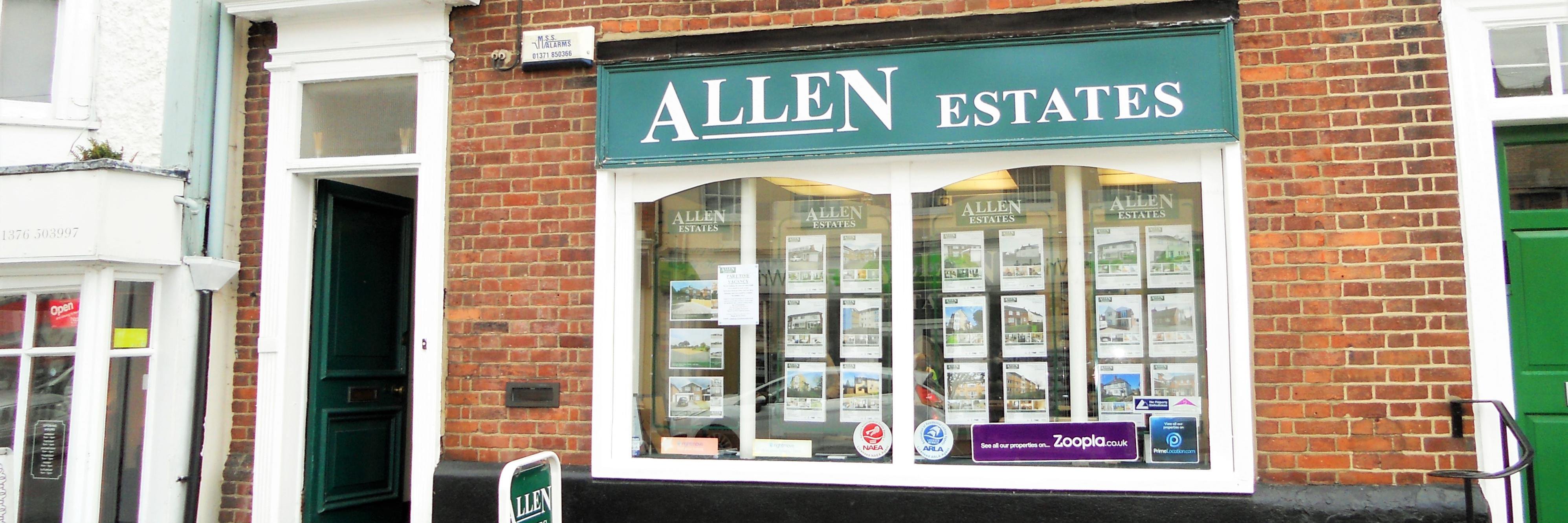 Allen Estates Witham banner