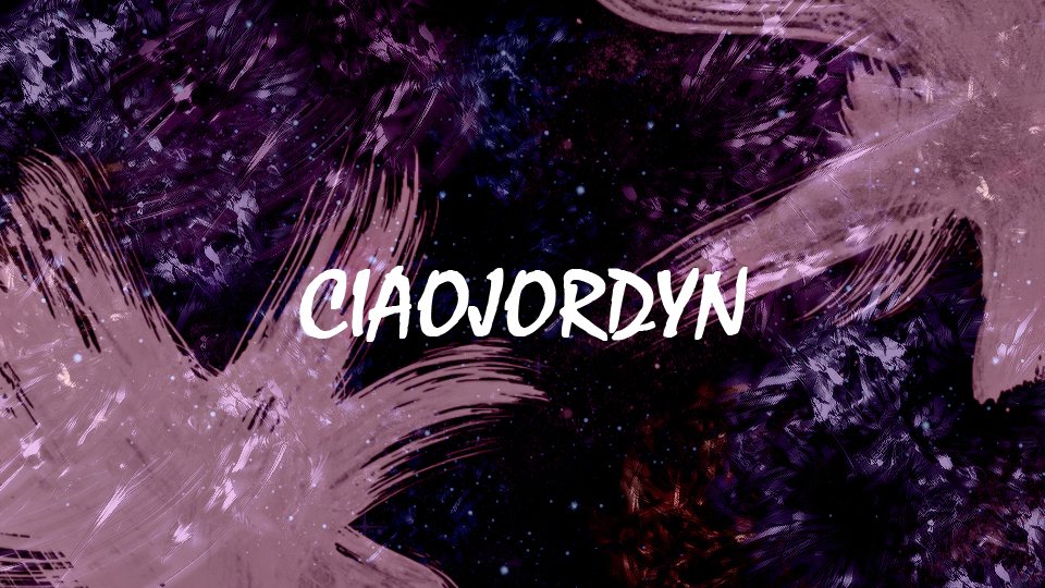 ciaojordyn's profile banner image