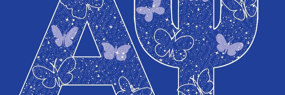 Alpha Psi Sorority banner