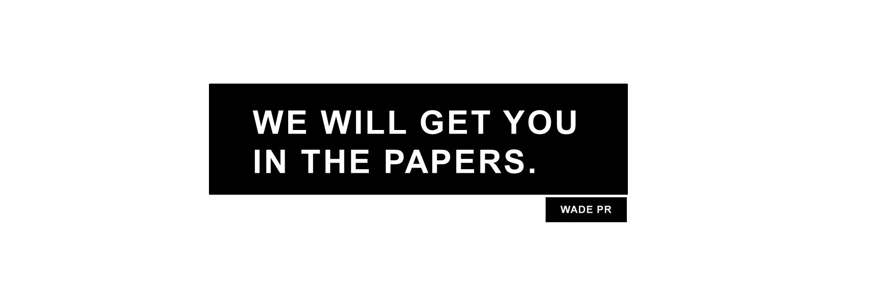 Caroline Wade banner