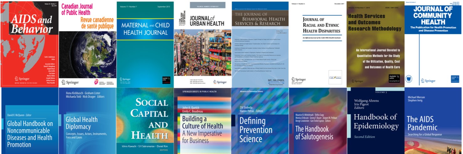 Springer Public Health's banner