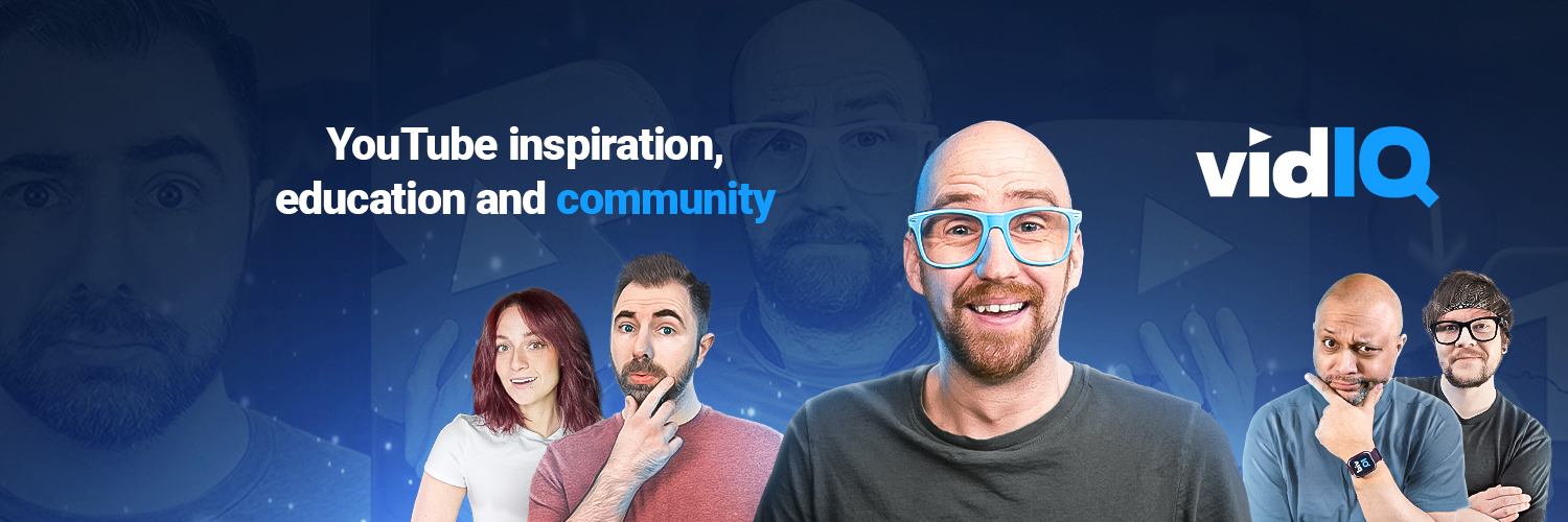 vidIQ's banner
