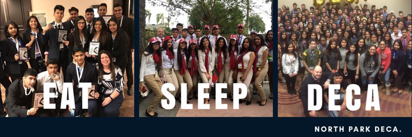 North Park DECA banner
