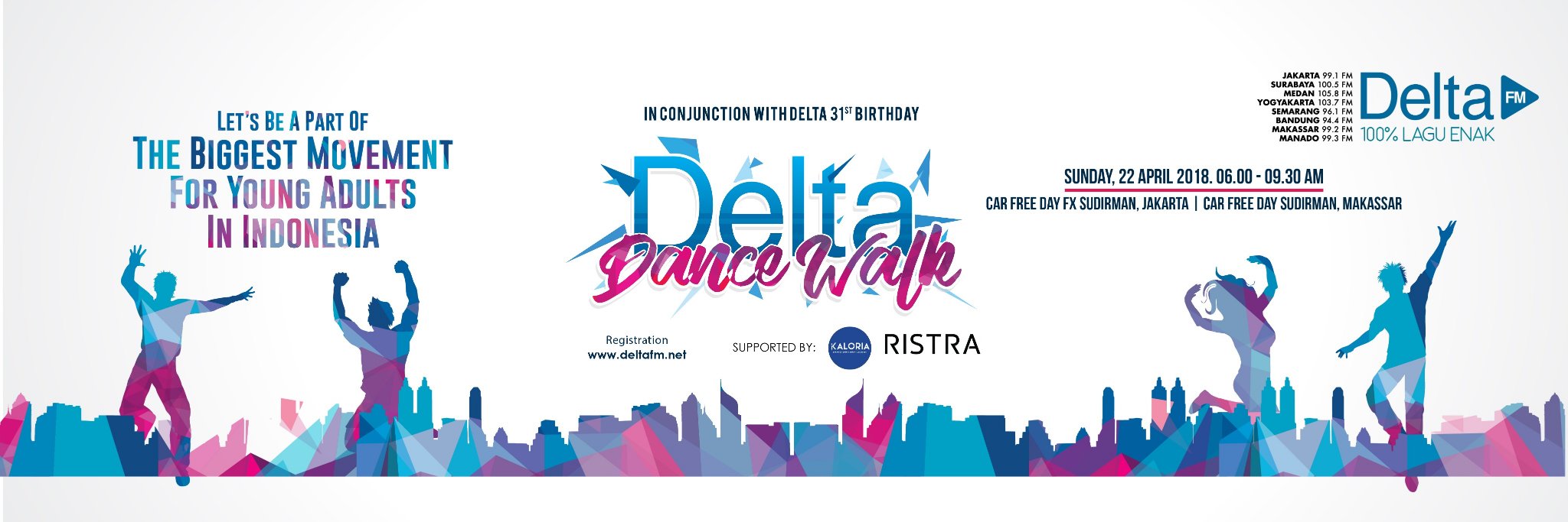 99.3 DeltaFM Manado banner