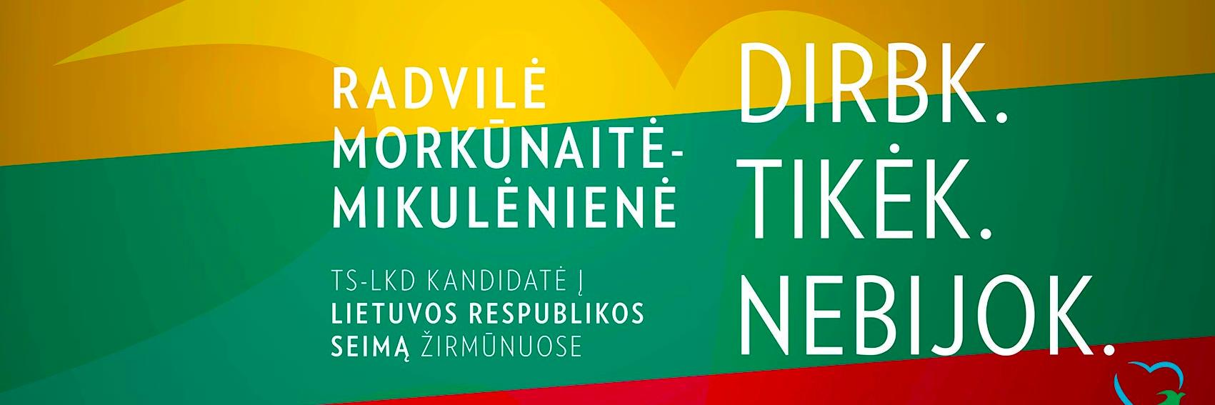 Radvilė Morkūnaitė banner