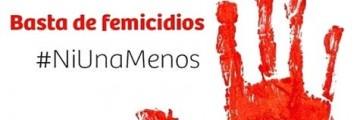 #NiUnaMenos banner