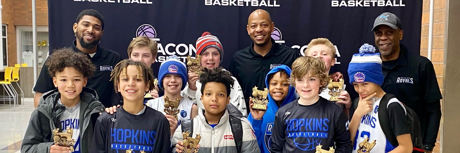 Hopkins Royals Boys Basketball Association banner