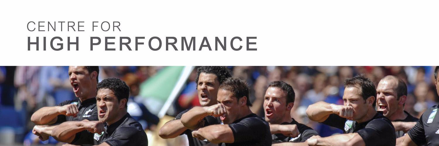 Centre for High Perf banner