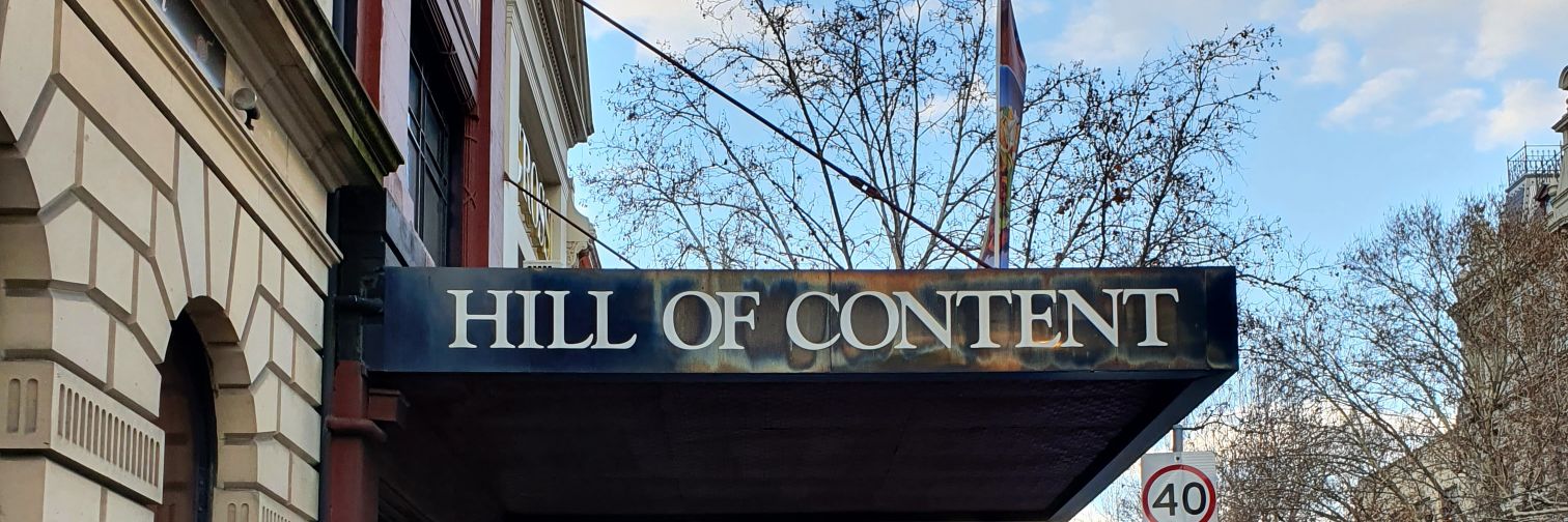Hill of Content banner
