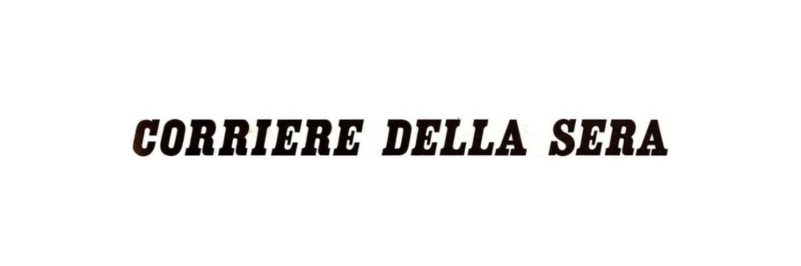 Corriere della Sera's banner