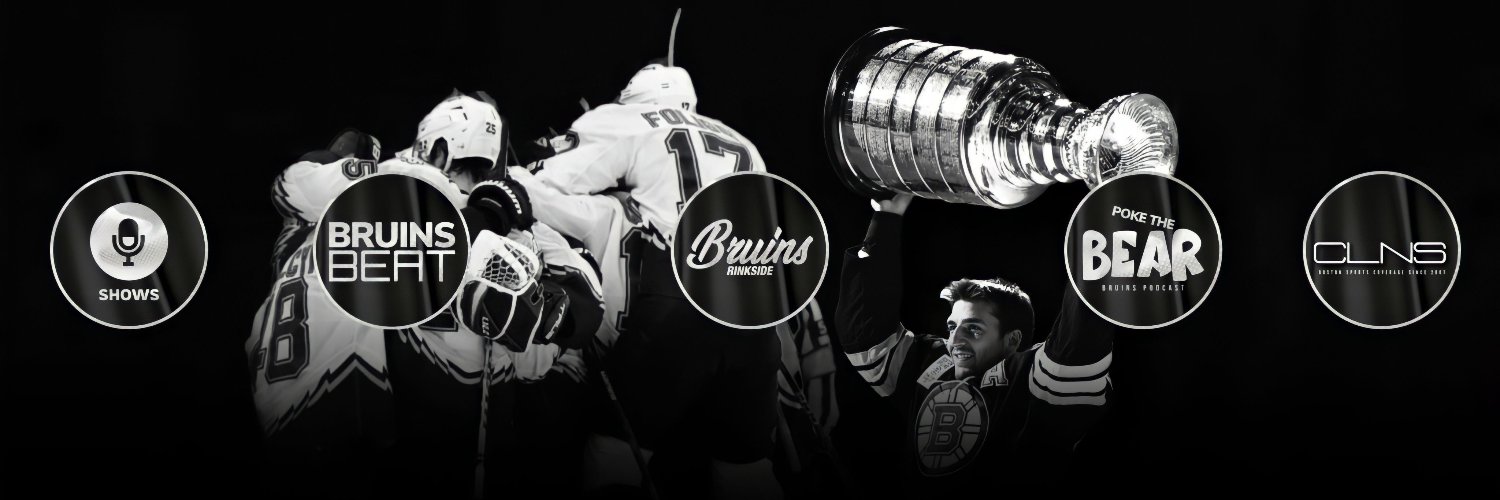 Boston Bruins on CLNS's banner