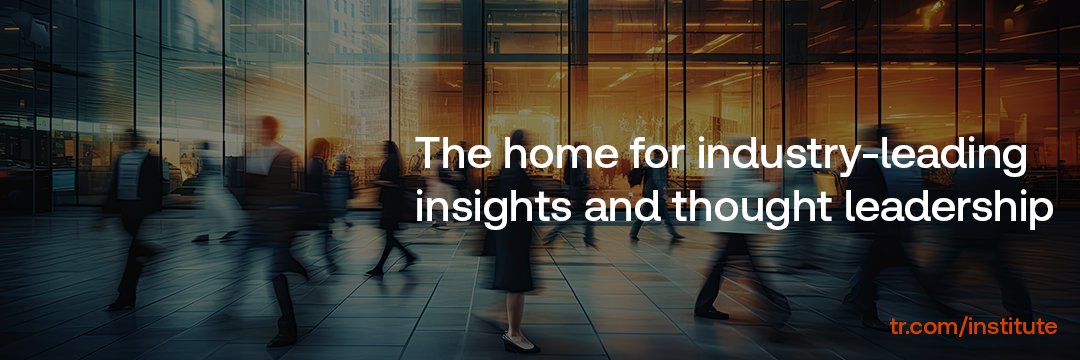 Thomson Reuters Institute banner