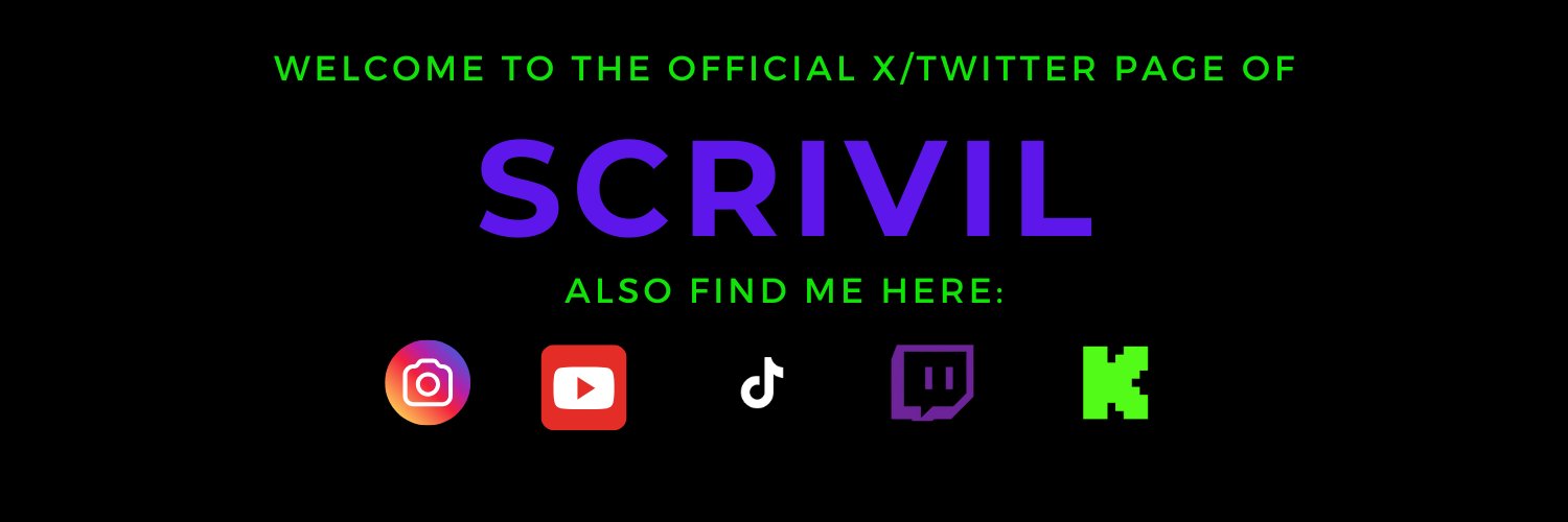 TheRealScrivil's profile banner image