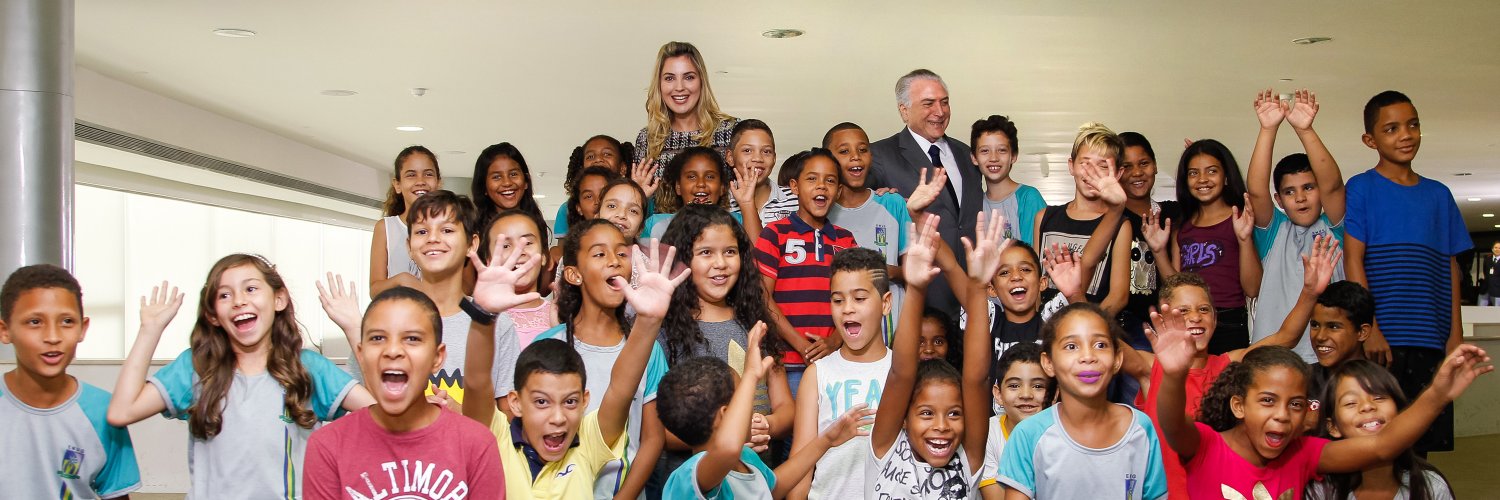 Michel Temer's banner