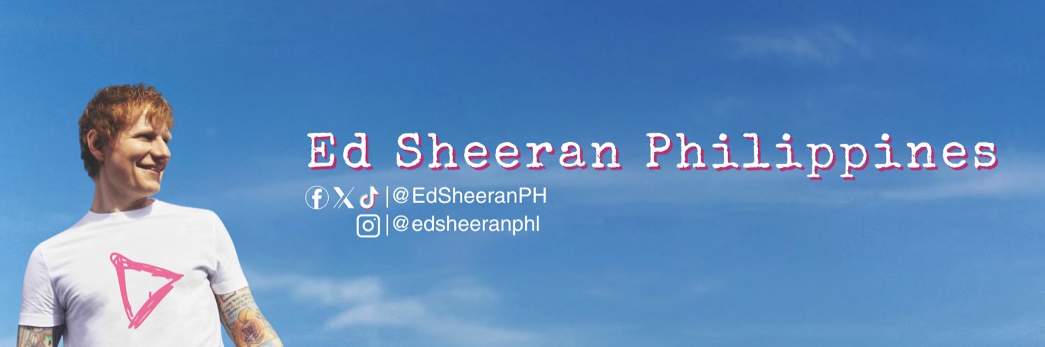 Ed Sheeran Philippines banner