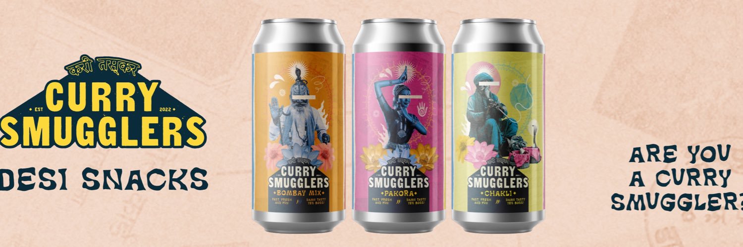 Curry Smugglers Desi Snacks banner