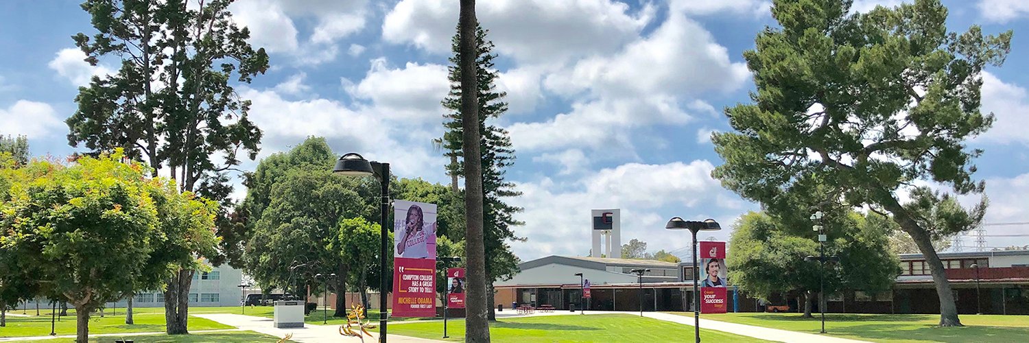 Compton College banner