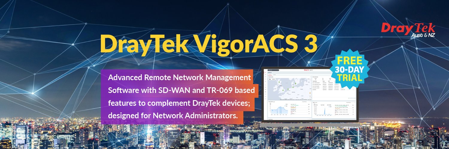 DrayTek Aust & NZ banner