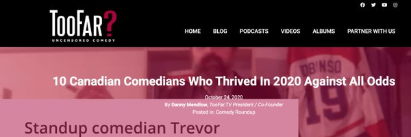 TooFarTV Profile Banner