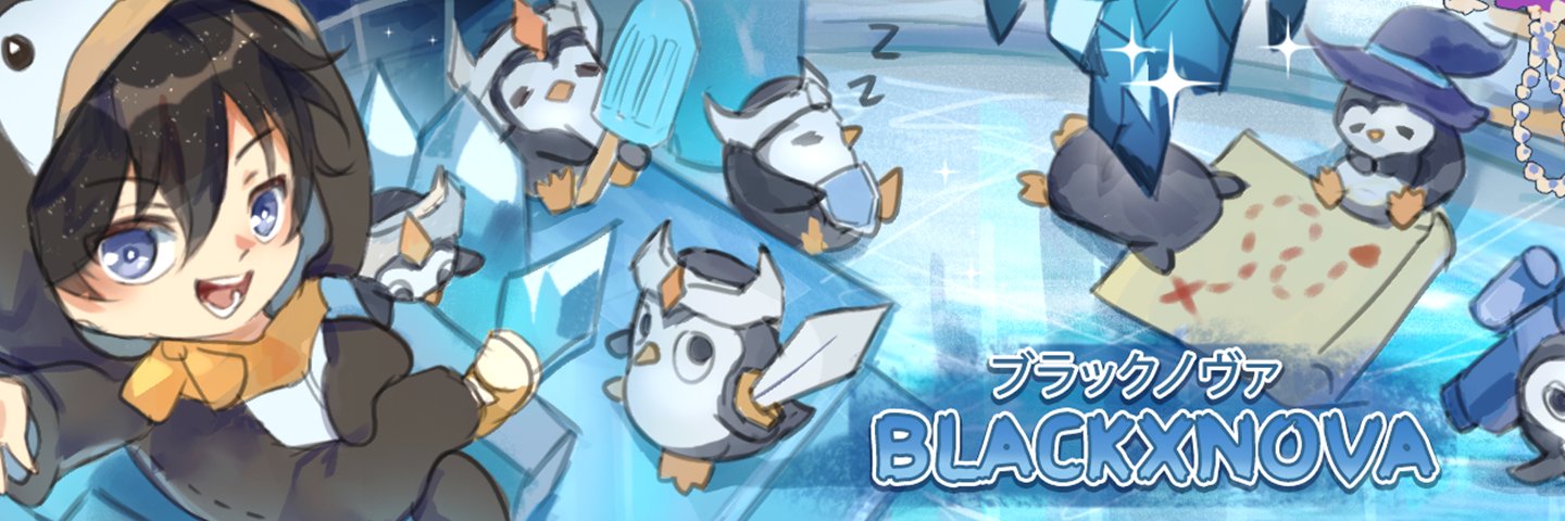 Blackxnova Vtuber banner