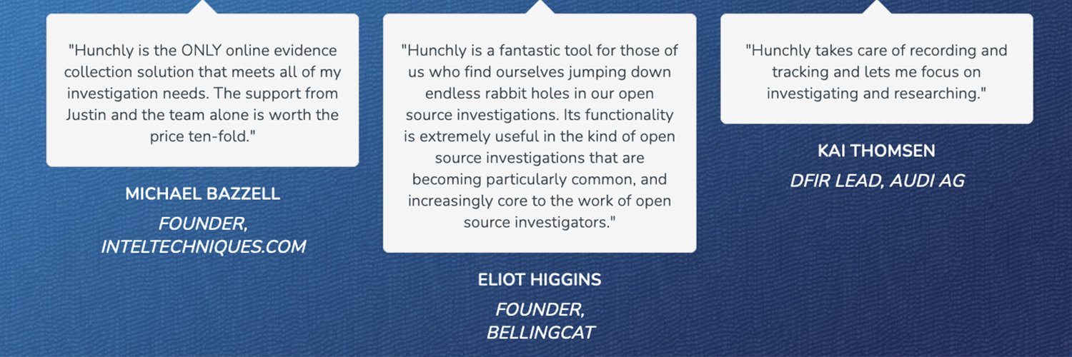 hunchly's profile banner image