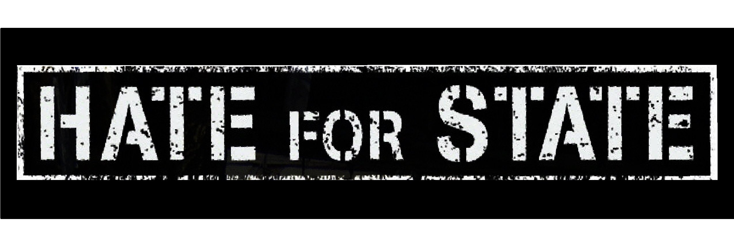 Hate For State banner