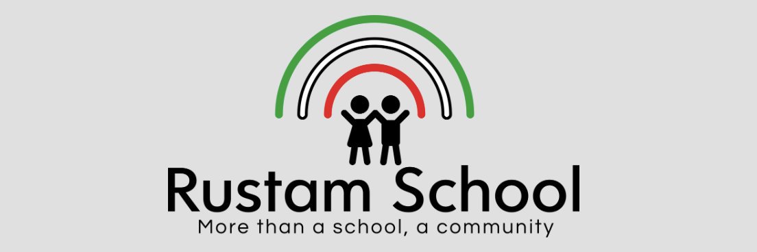 Rustam School banner