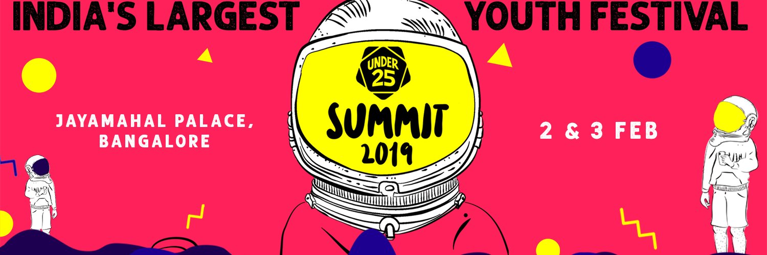Under 25 Summit banner