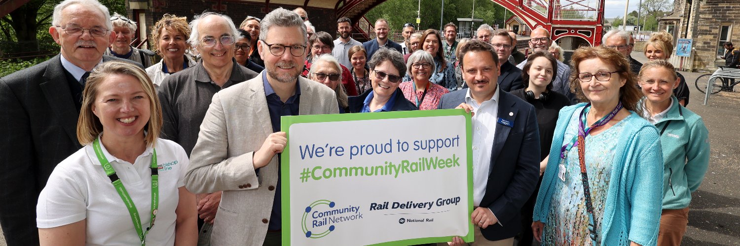 Community Rail Network's banner