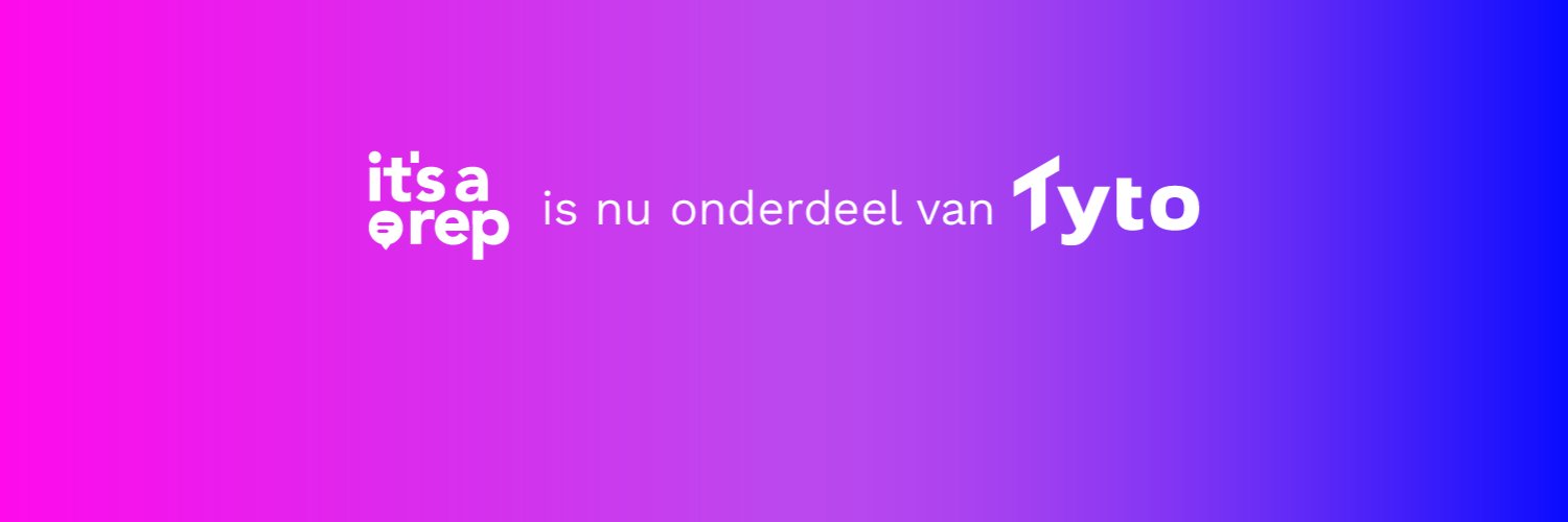 It's a Rep - nu onderdeel van Tyto banner